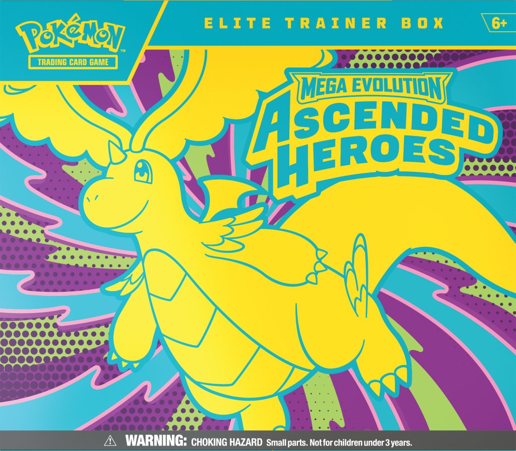 Caja de Entrenador Élite de Héroes Ascendidos: Megaevolución de Pokémon TCG