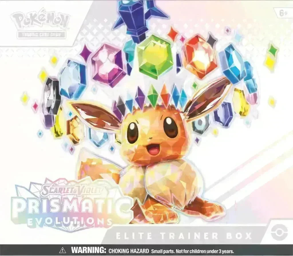 100-10013 POKEMON TCG Scarlet & Violet 8.5 Prismatic Evolutions Elite Trainer Box - Pokemon - Titan Pop Culture