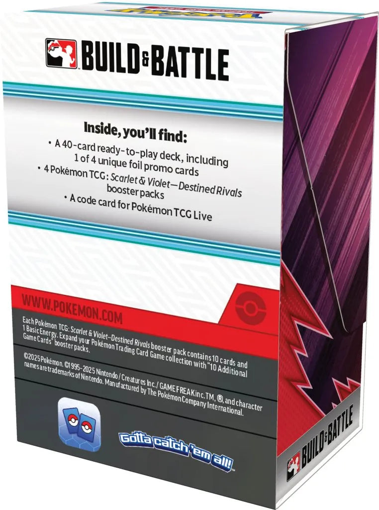 100-10656 Pokemon TCG Scarlet & Violet Destined Rivals Build & Battle Box - Pokemon - Titan Pop Culture