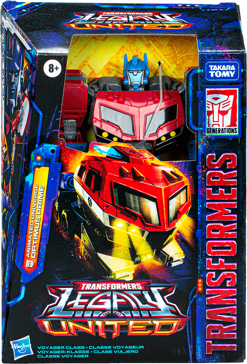 Transformers Legacy United: Clase Voyager - Universo animado Optimus Prime