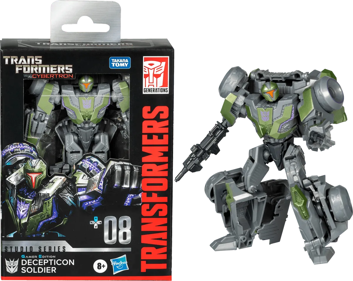 26493 Transformers Studio Series Deluxe Transformers: War for Cybertron 08 Decepticon Soldier - Hasbro - Titan Pop Culture
