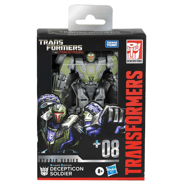 26493 Transformers Studio Series Deluxe Transformers: War for Cybertron 08 Decepticon Soldier - Hasbro - Titan Pop Culture