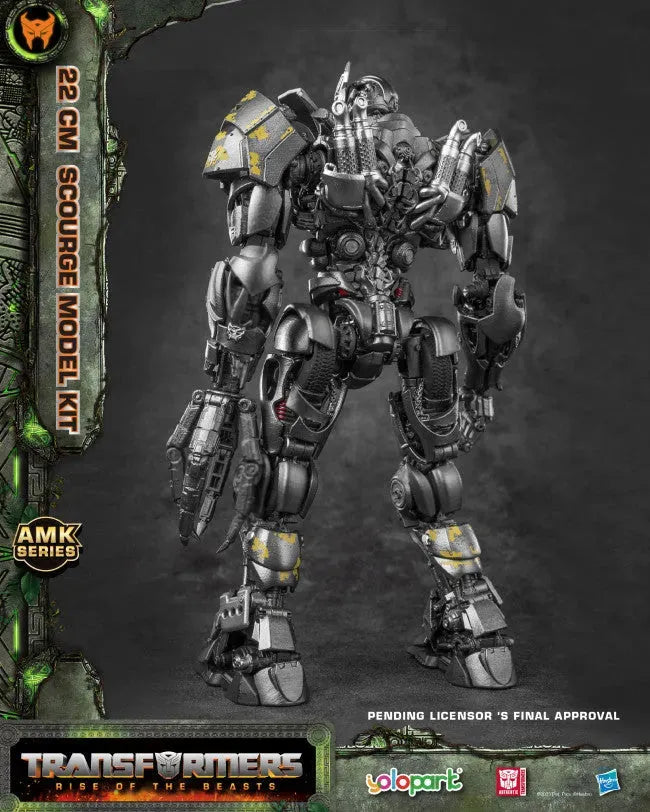 28763 Transformers Rise of the Beasts: 22cm Scourge Model Kit (AMK Series) - Hasbro - Titan Pop Culture