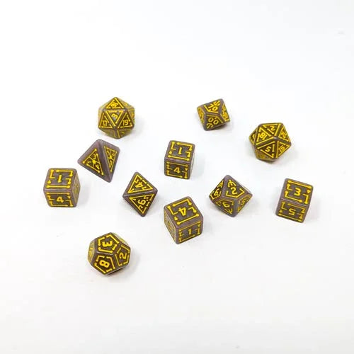 Fool's Gold: Foreclaimer Stone Yellow - (Dice Set)