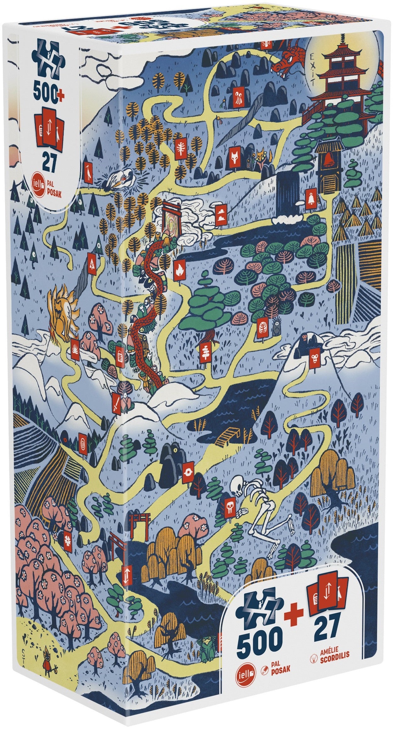 IELLO Puzzle Universe Play Donjon Foret (#6) 500 pieces