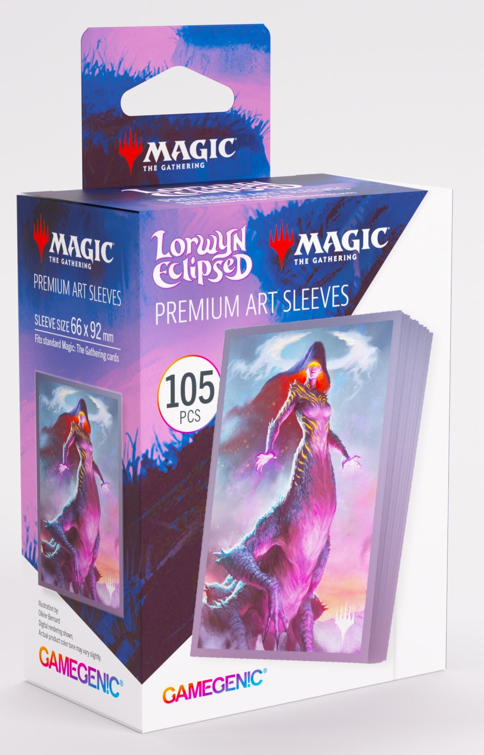 Gamegenic Magic The Gathering Lorwyn Eclipsed Premium Art Sleeves - Moonshadow (66mm x 92mm) (105 Sleeves Per Pack)