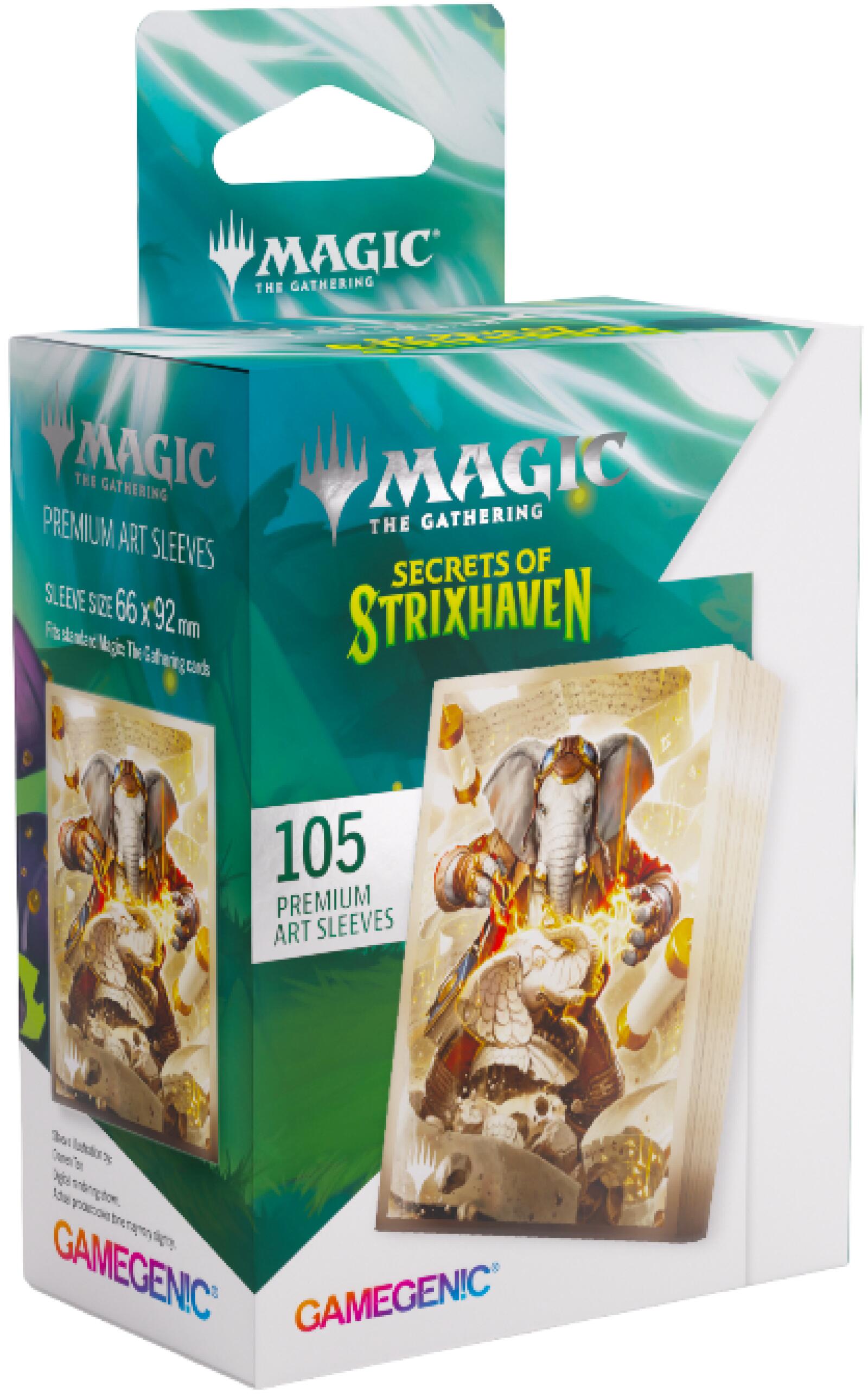 Gamegenic Magic The Gathering Secrets of Strixhaven Premium Art Sleeves - Quintorius