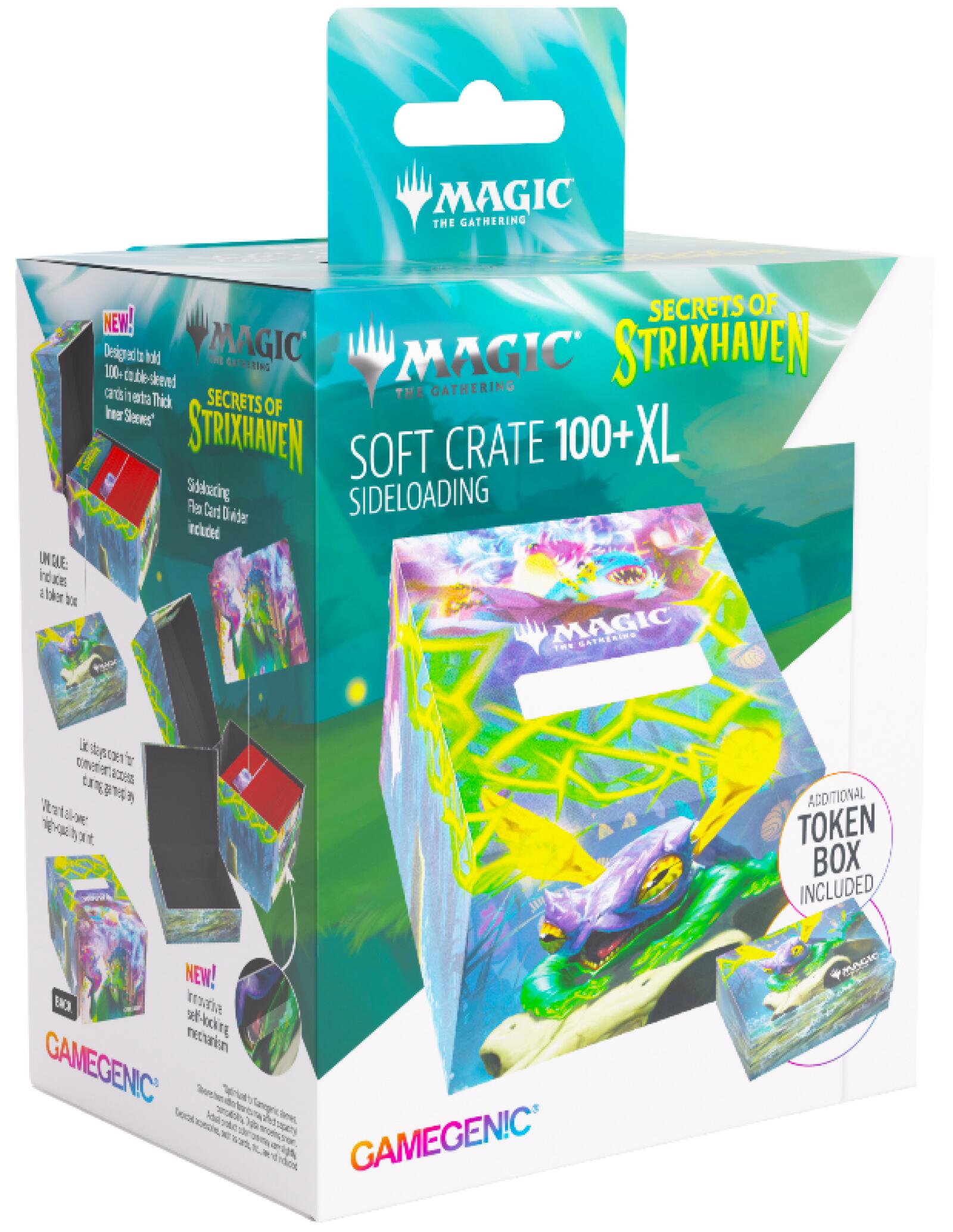 Gamegenic Magic The Gathering Secrets of Strixhaven Soft Crate 100+ XL Sideloading - Bogwater Lumaret/Dina