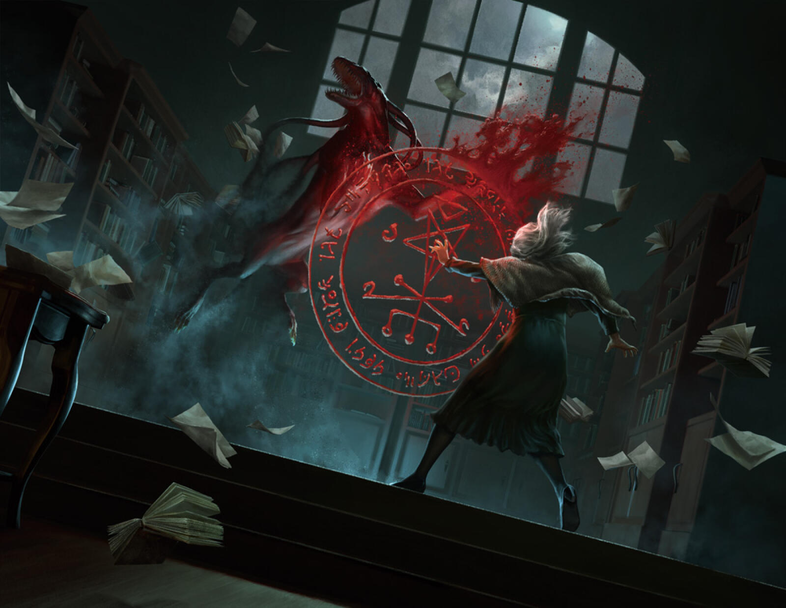 Gamegenic Arkham Horror Game Mat Blood Ward