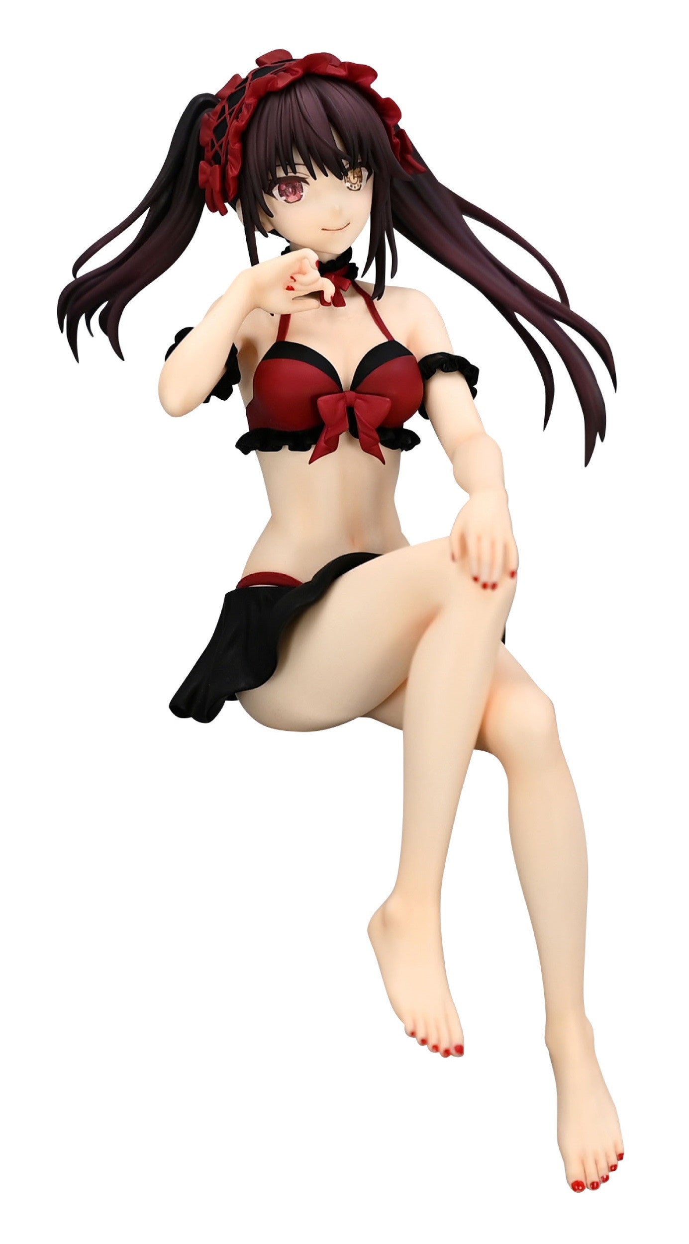 Date a Live V Noodle Stopper Figure Kurumi Tokisaki Swimsuit Version