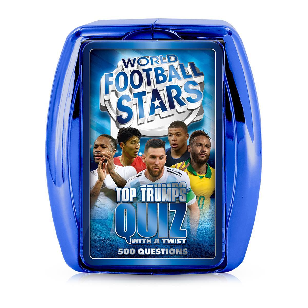 World Football Stars Top Trumps Quiz (Refreshed - Blue Case)