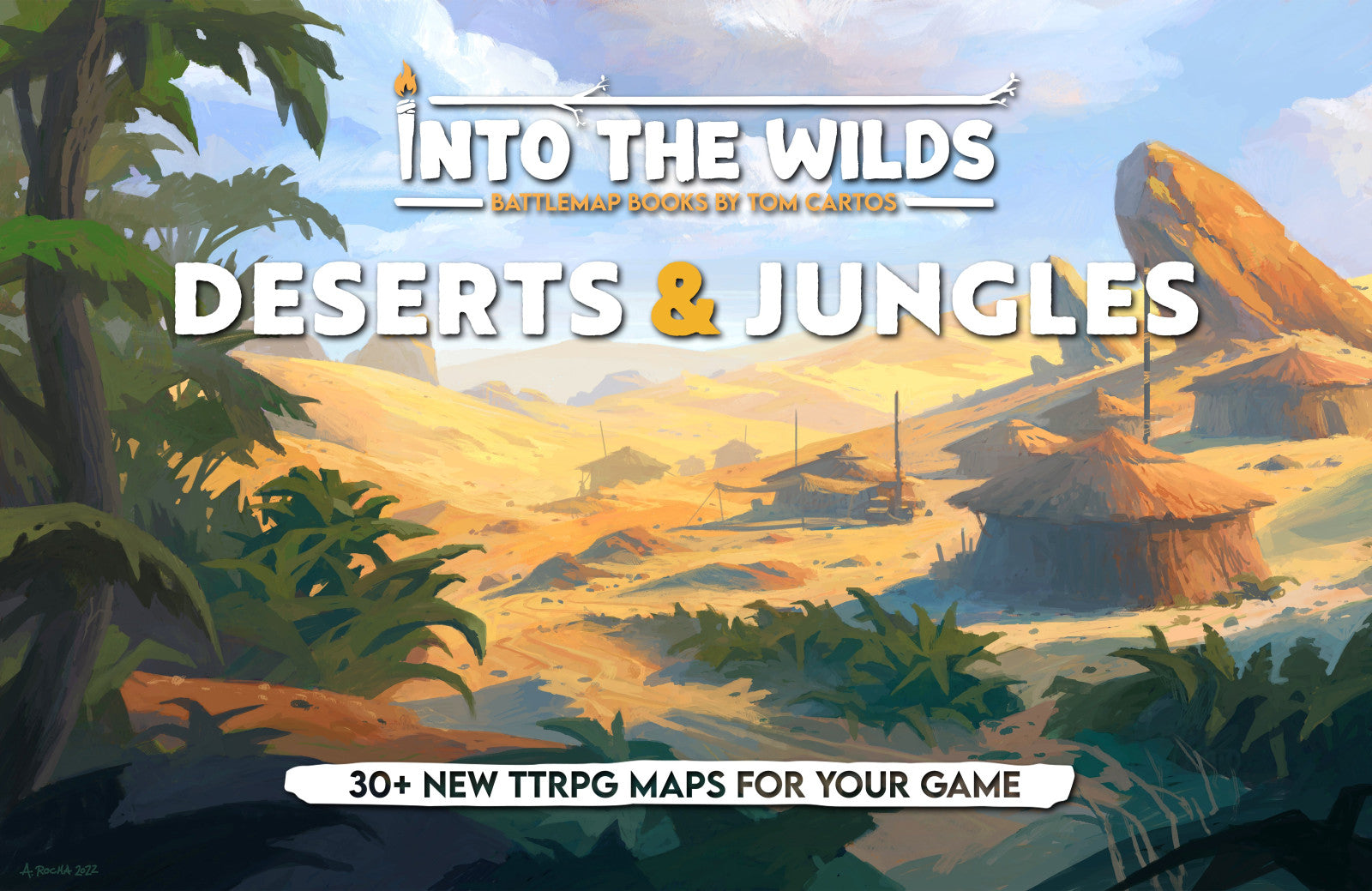 Into the Wilds Battlemap Books Deserts and Jungles (Do not sell on Amazon)