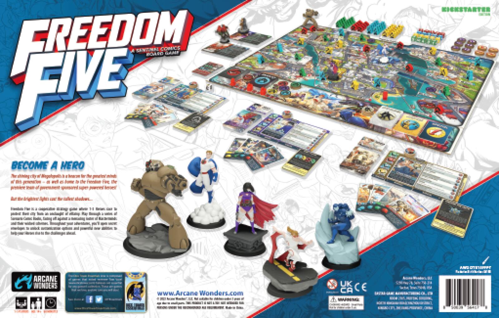 Freedom Five - Prepackage Box 1 Painted