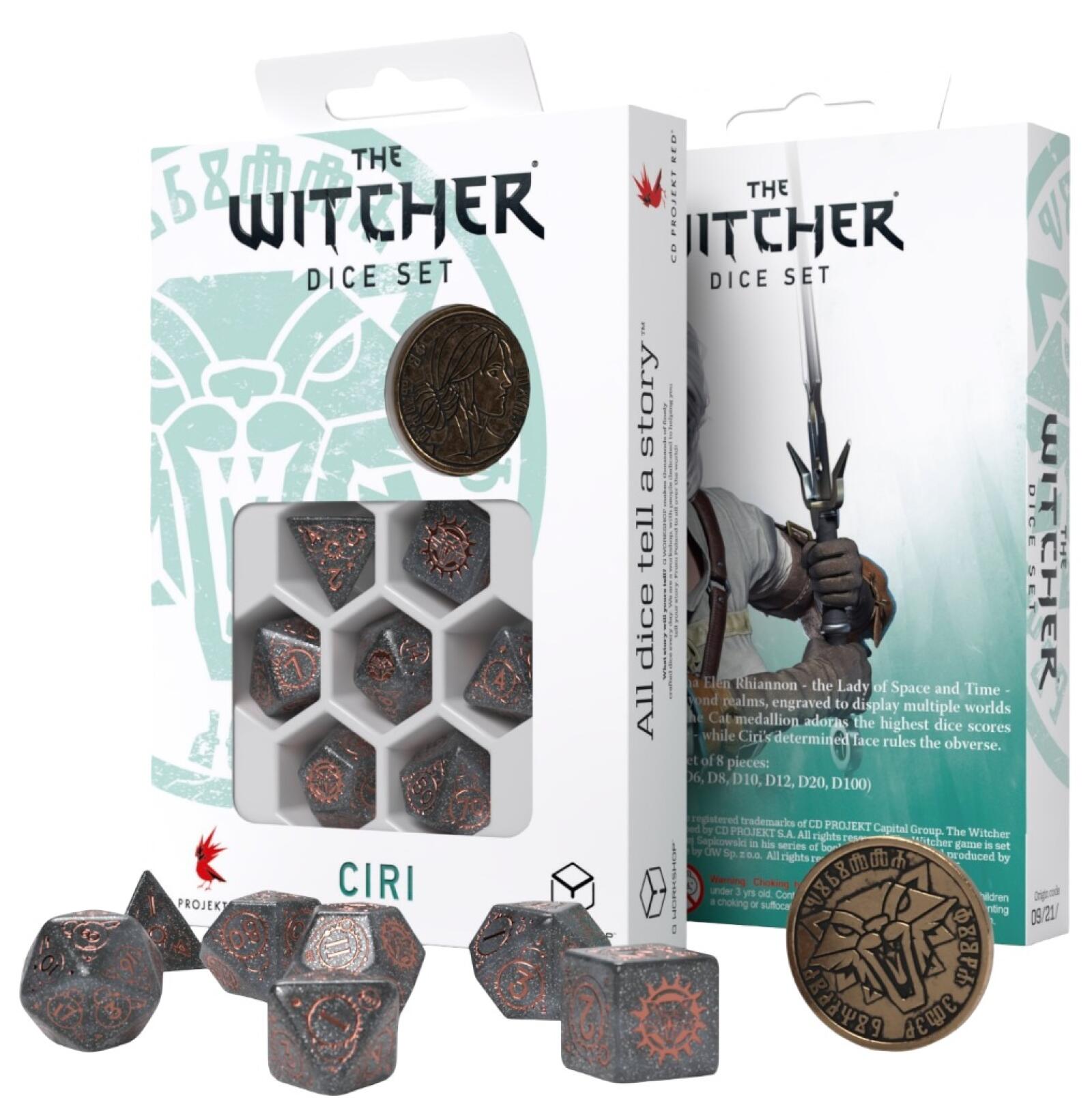The Witcher Dice Set Ciri Elder Blood