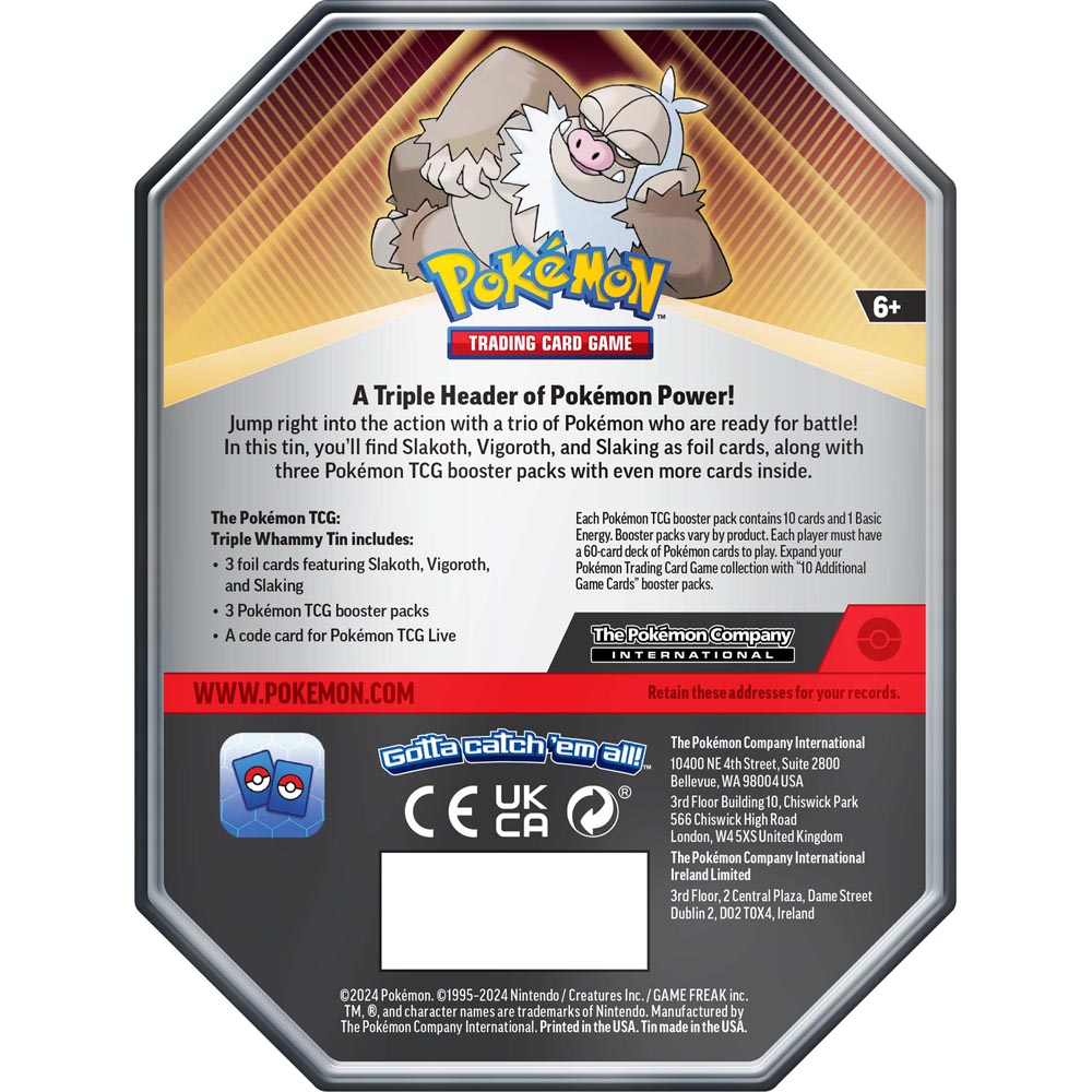 Pokemon Triple Whammy Collector Tin