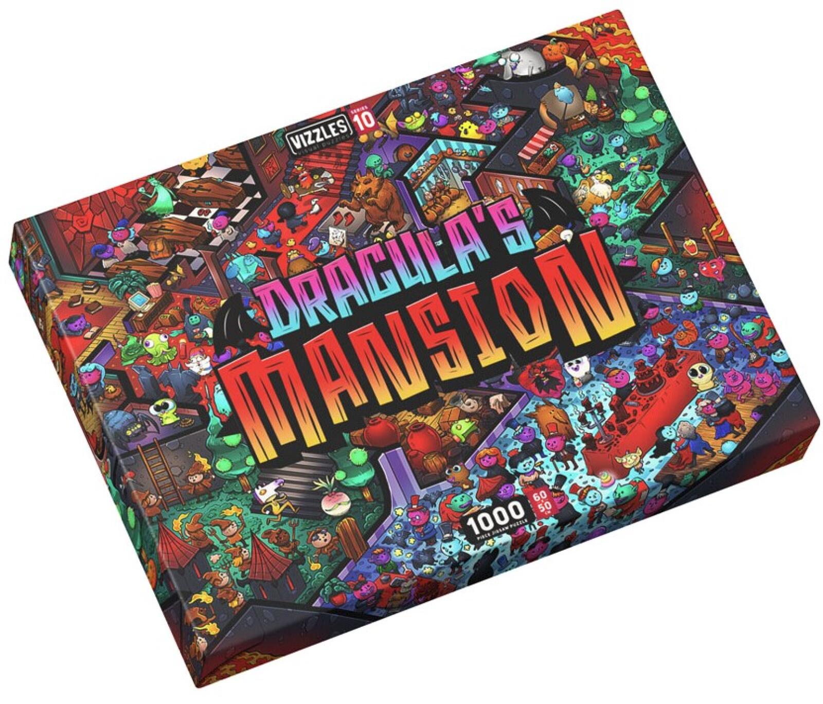 Vizzles Dracula's Mansion 1000pc Jigsaw Puzzle