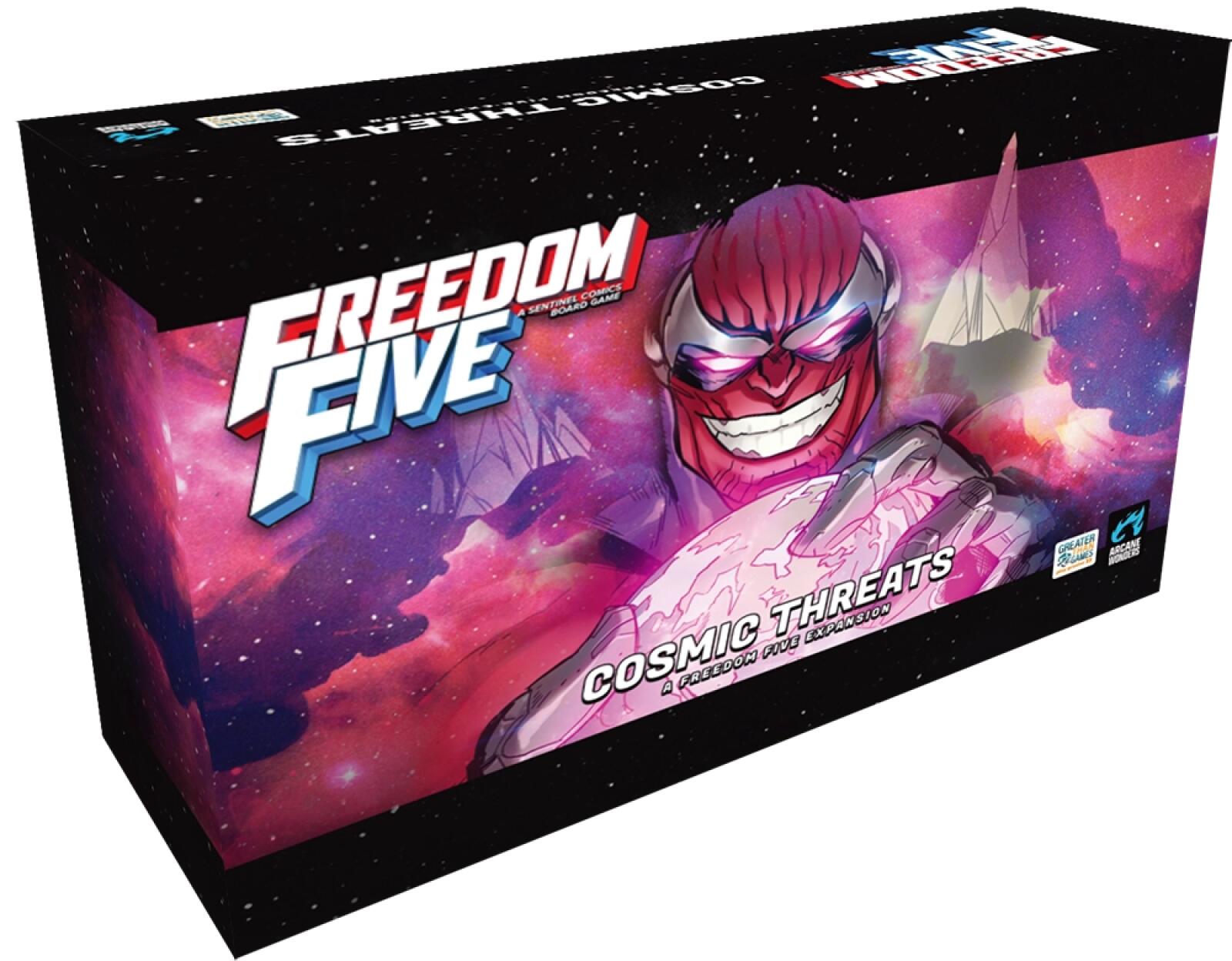 Freedom Five Cosmic Threats Expansion (Kickstarter Unpainted Edition)