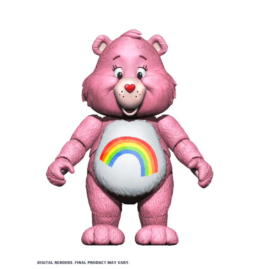 DNAPDNACBW1CB Care Bears - Cheer Bear 4.5" Action Figure - Premium DNA Toys - Titan Pop Culture