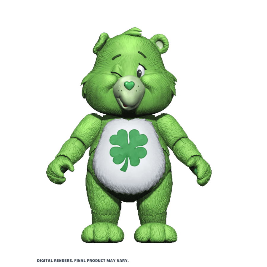 DNAPDNACBW1GLB Care Bears - Good Luck Bear 4.5" Action Figure - Premium DNA Toys - Titan Pop Culture