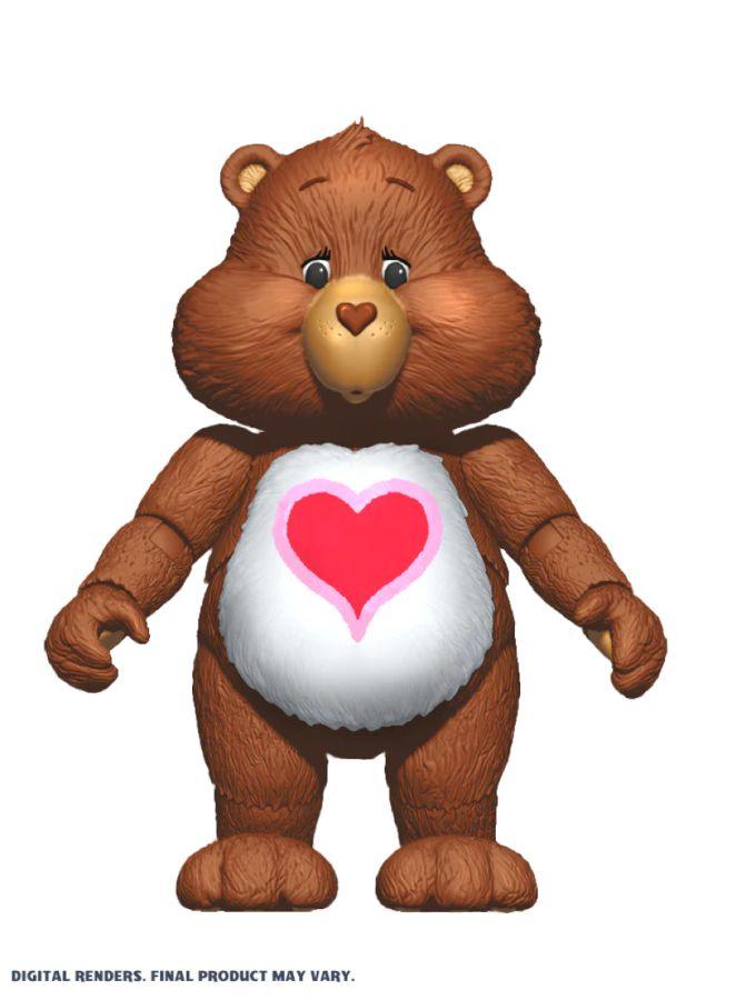 DNAPDNACBW1TB Care Bears - Tenderheart Bear 4.5" Action Figure - Premium DNA Toys - Titan Pop Culture