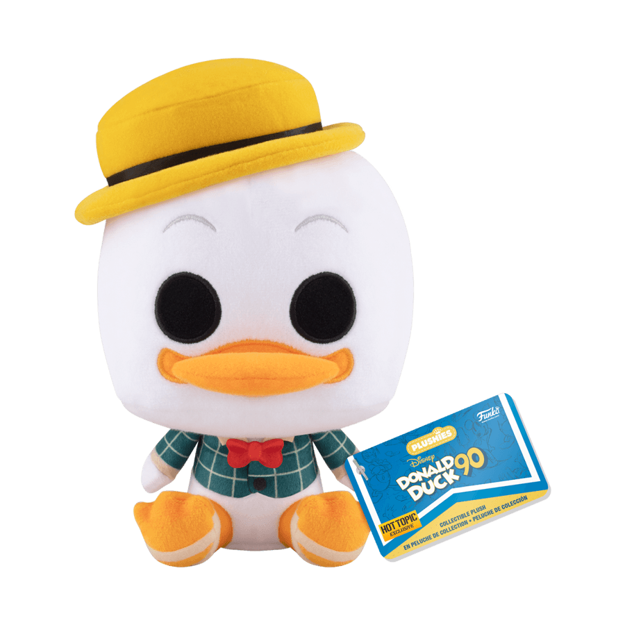 FUN75731 Donald Duck: 90th Anniversary - Donald Duck (Dapper) 7" Pop! Plush - Funko - Titan Pop Culture