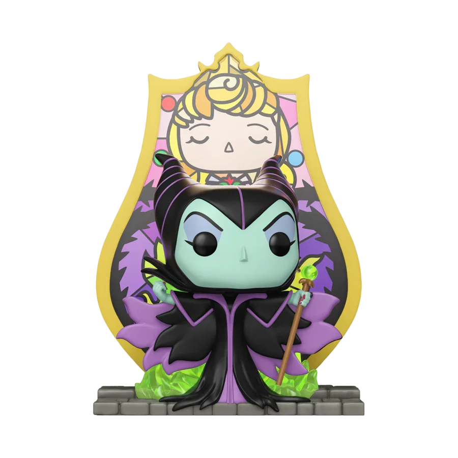 迪士尼:恶棍们 - 沉睡魔咒(彩色玻璃)流行!豪华版