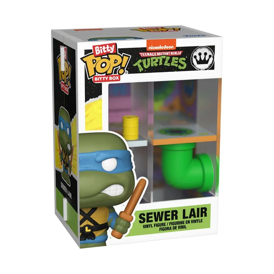 Tortugas Ninja Adolescentes Mutantes - Set de juego Bitty Box de la Casa de las Alcantarillas