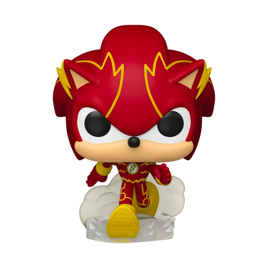 Figura Pop! de vinilo de la Liga de la Justicia X: Sonic the Hedgehog - Sonic como Flash