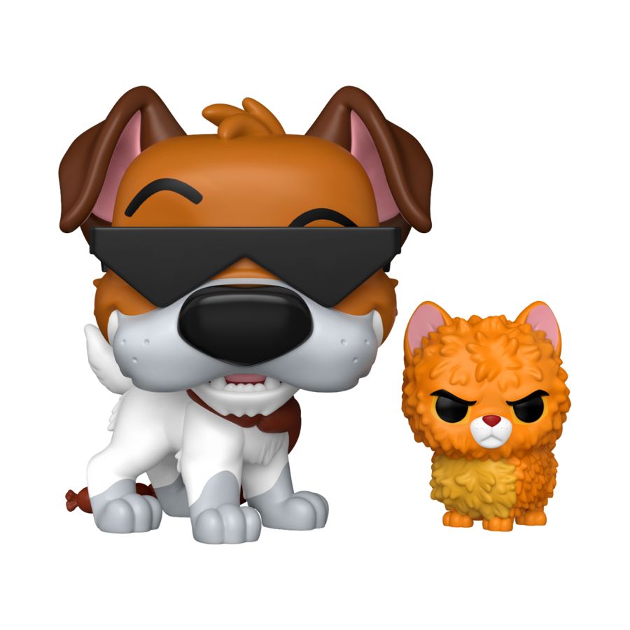 Oliver and Company (1988) - Dodger with Oliver (with Chase) Pop! Vinyl