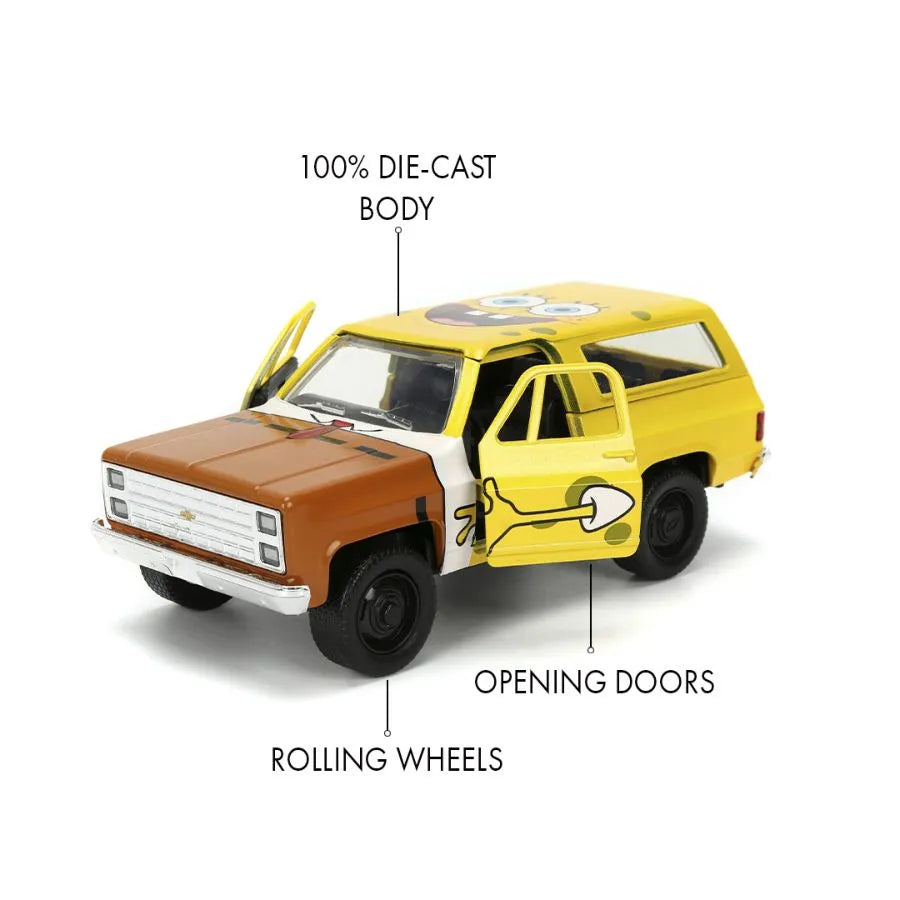 Spongebob Squarepants - 1980 Chevy K5 Blazer 1:32 Scale Diecast Vehicle