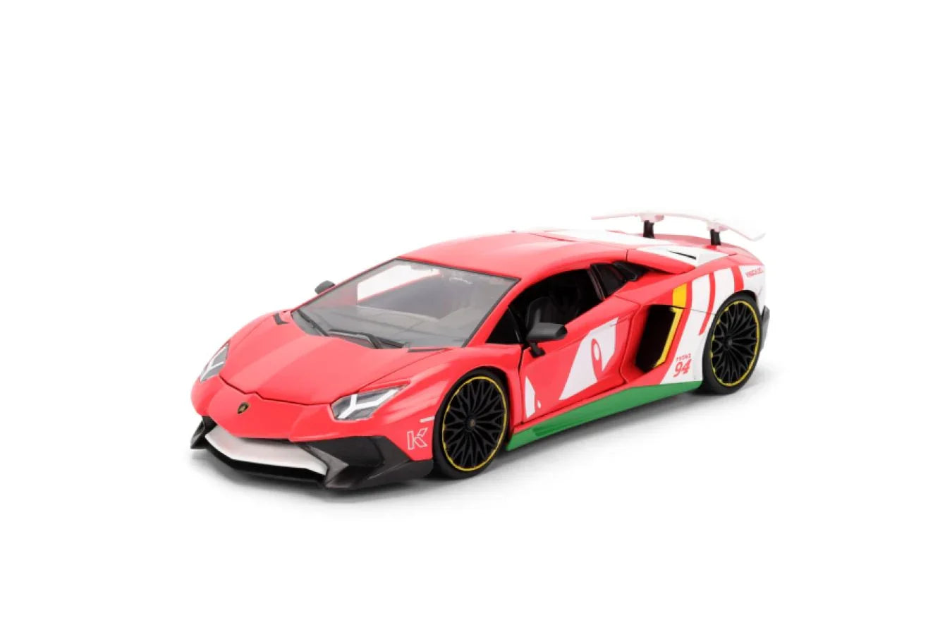 Sonic the Hedgehog - Lamborghini Aventaor SV 1:24 Scale Diecast Vehicle (with Figure)