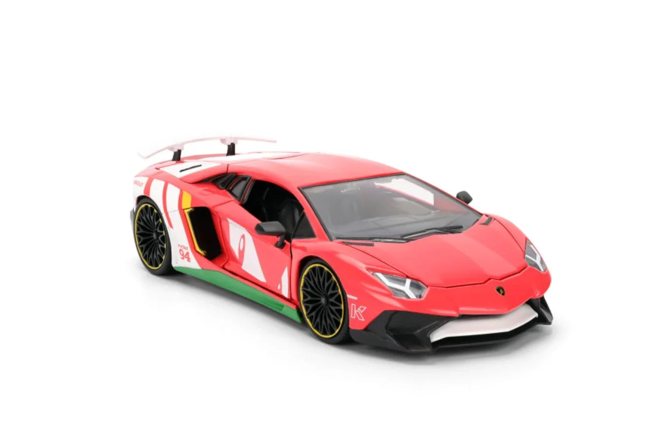 Sonic the Hedgehog - Lamborghini Aventaor SV 1:24 Scale Diecast Vehicle (with Figure)