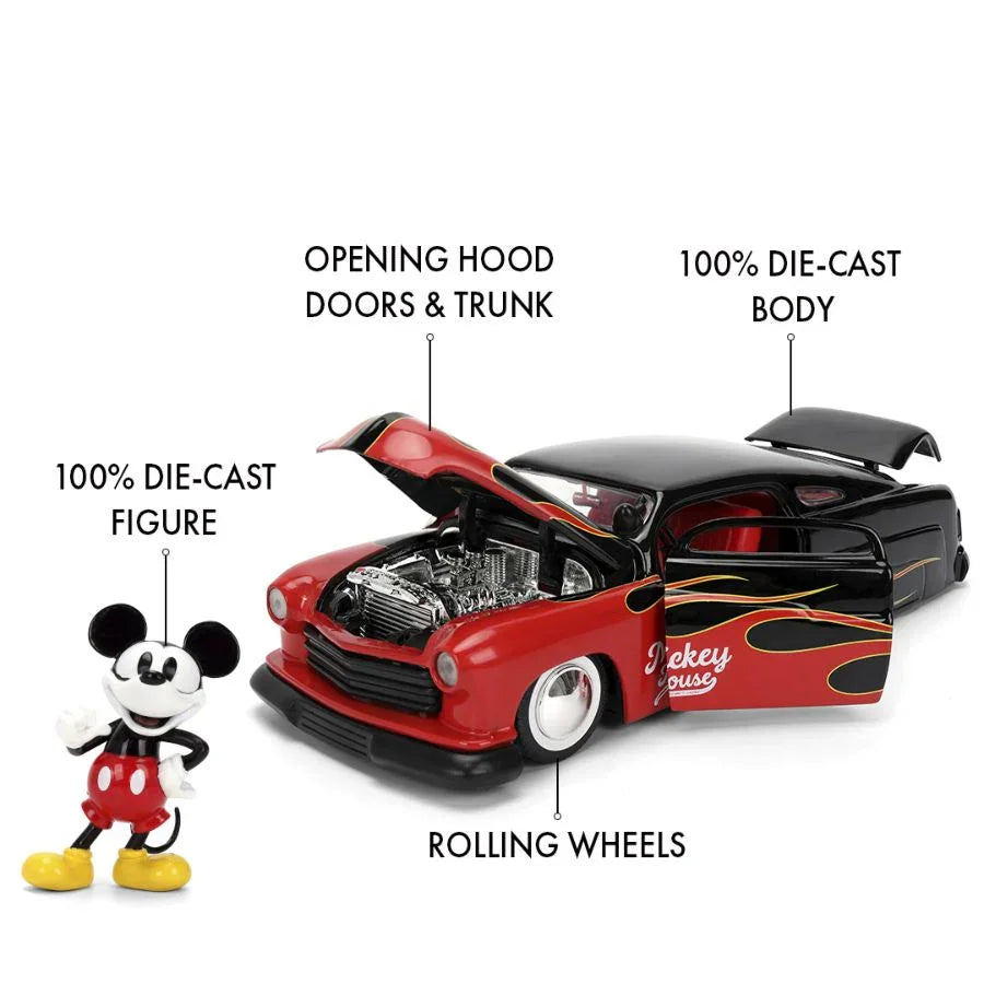 Disney - 1951 Mercury Coupe 1:24 Scale Diecast Vehicle (with Figure)