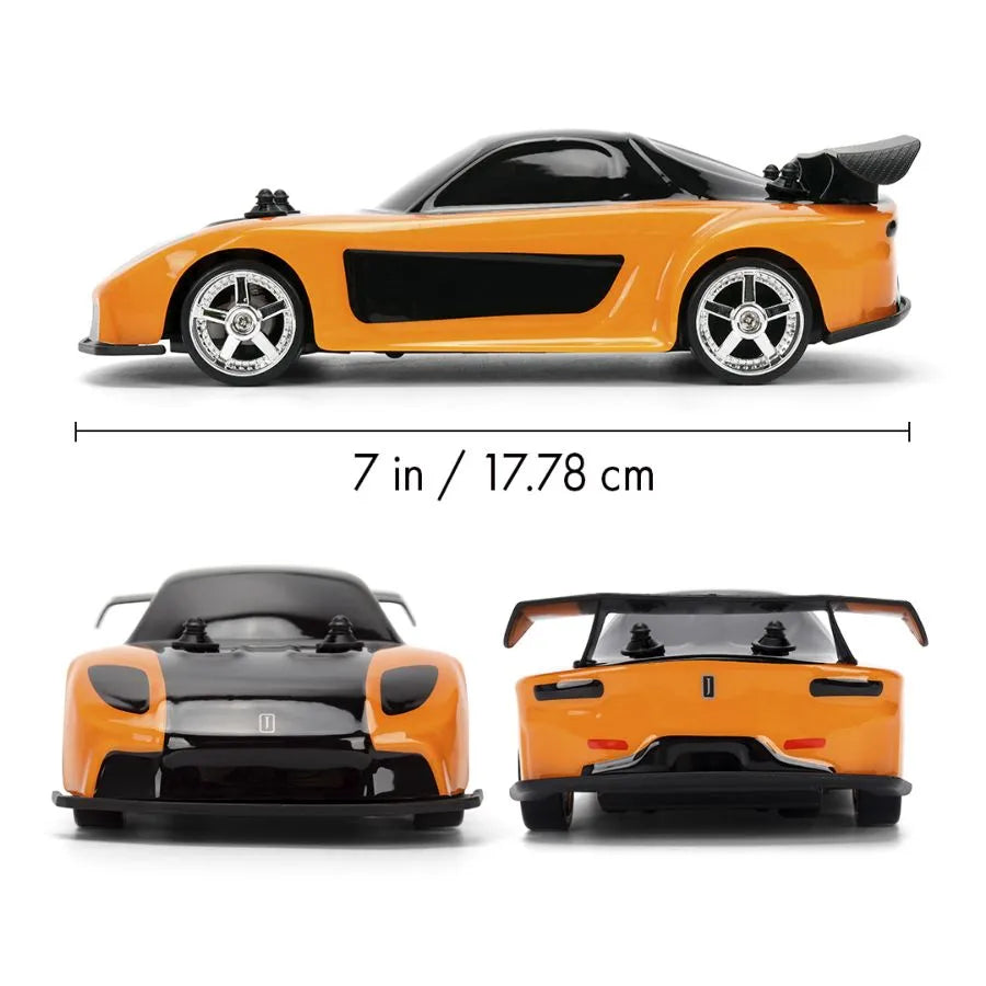 Rápido y Furioso - Mazda Rx-7 DRIFT 1:24 Coche de control remoto