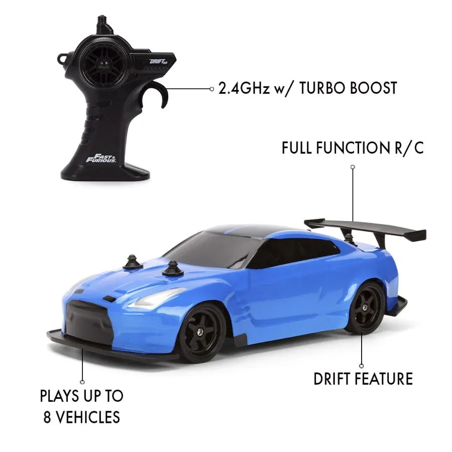 Rápido y Furioso - Nissan Ben Sopra DRIFT 1:24 Coche de control remoto