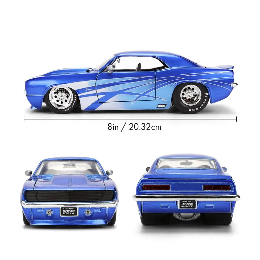 Big Time Muscle - 1969 款雪佛兰科迈罗 1:24 比例压铸车