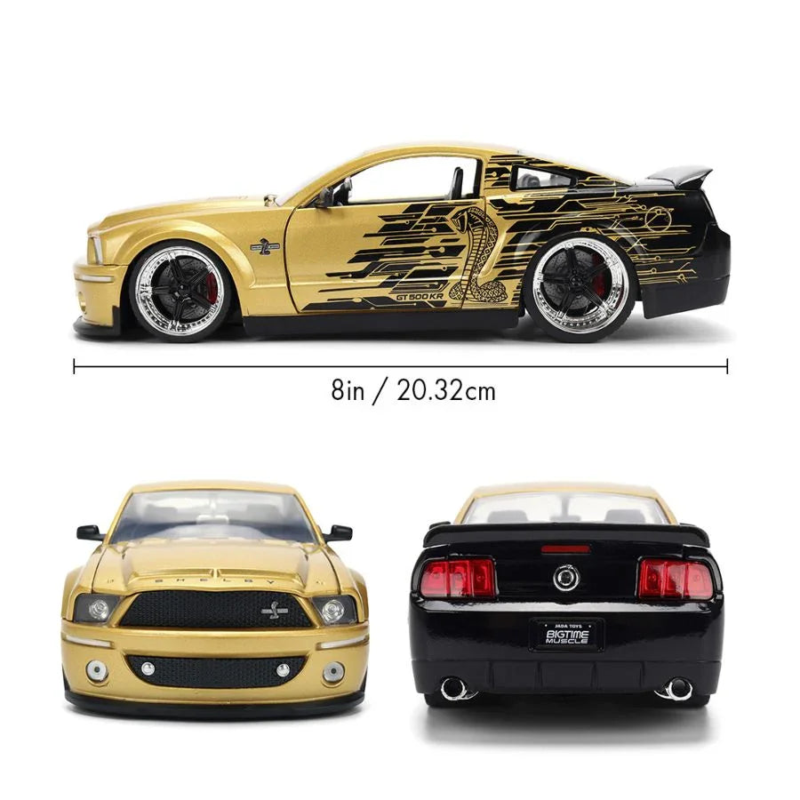 大肌肉车 - 2008 款福特野马 GT500KR 1:24 比例压铸车