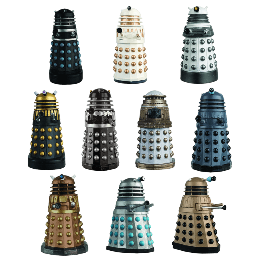 MASDWSUK002-ZO Doctor Who (TV) - Parliament Set 1 (Dalek Figurine Set) - Master Replicas - Titan Pop Culture