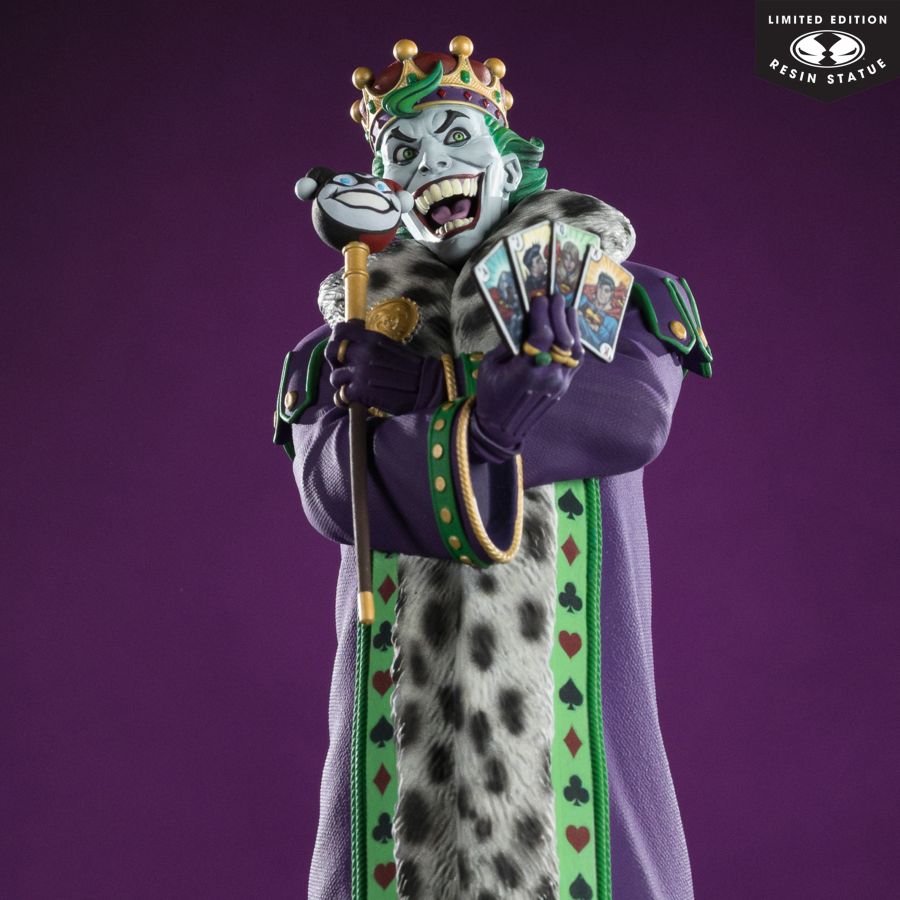 El Guasón: Purple Craze - Estatua de resina del Guasón de Ed McGuiness