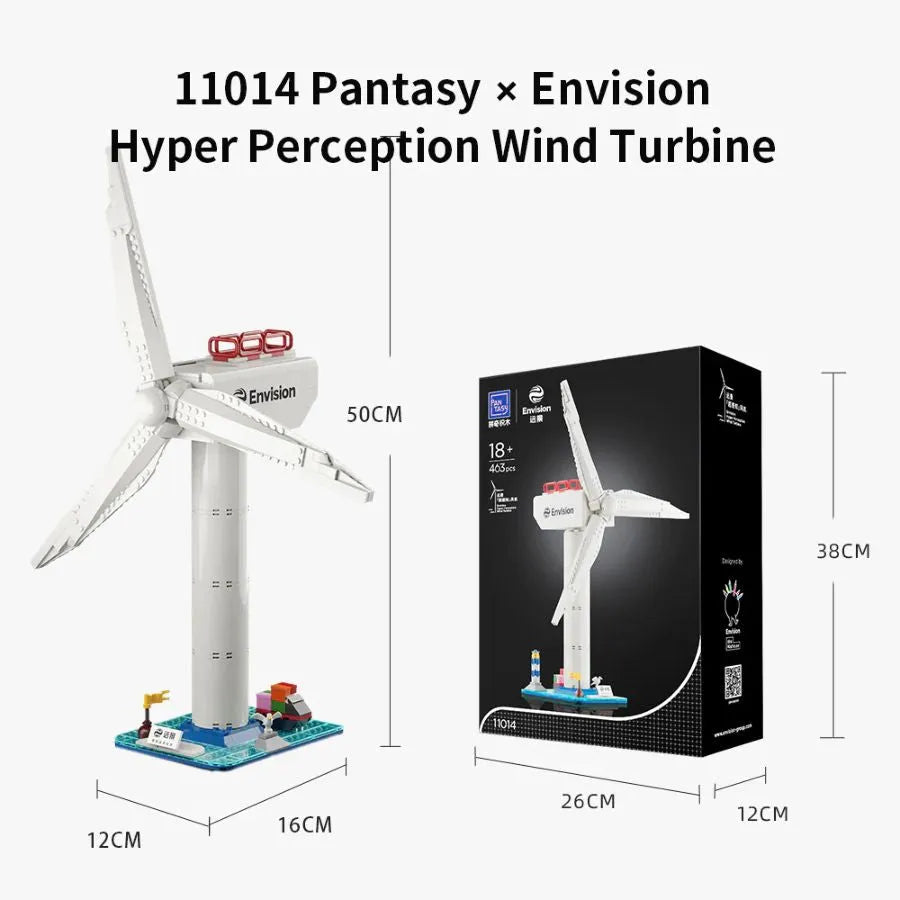Joyside Series - Envision Wind Turbine (463 Piece Kit)
