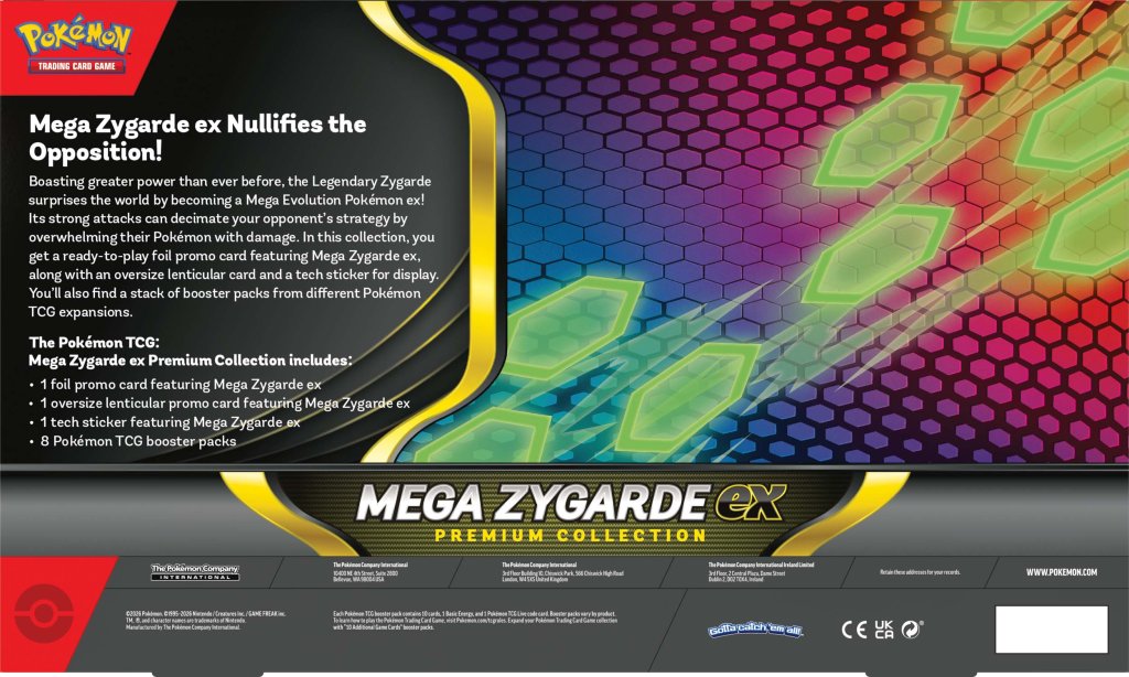 Pokemon TCG Mega Zygarde ex Premium Collection
