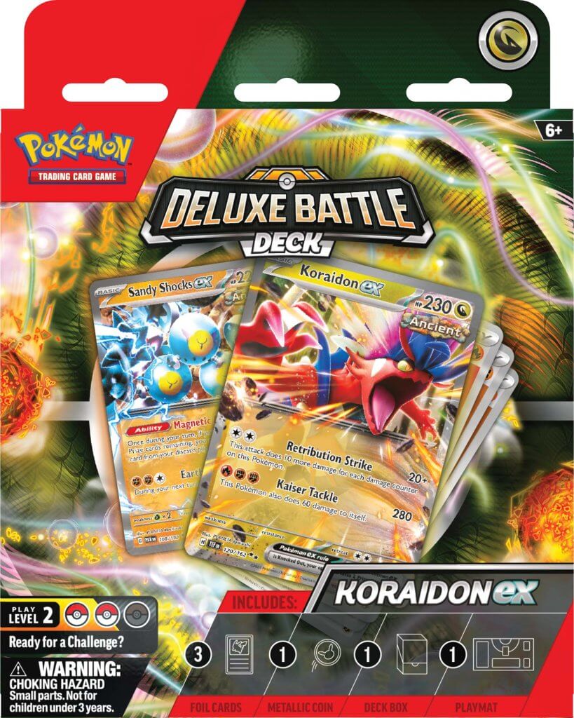 POKEMON TCG Miraidon ex / Koraidon ex Deluxe Battle Deck