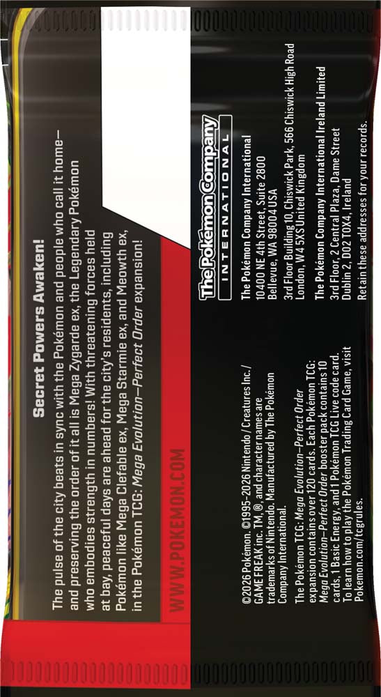 Pokemon TCG: Mega Evolution - Perfect Order Booster Box