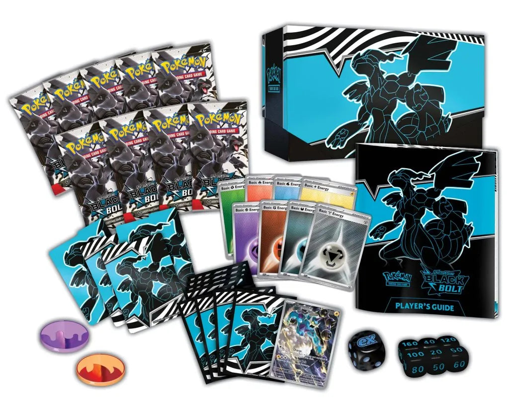 Pokemon TCG: Scarlet & Violet— Black Bolt Elite Trainer Box