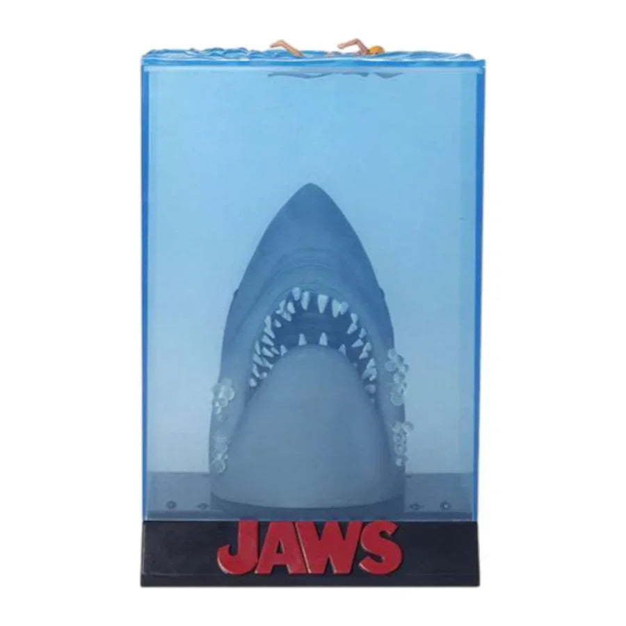 Tiburón - Diorama 3D iluminado del 50.º aniversario de la película