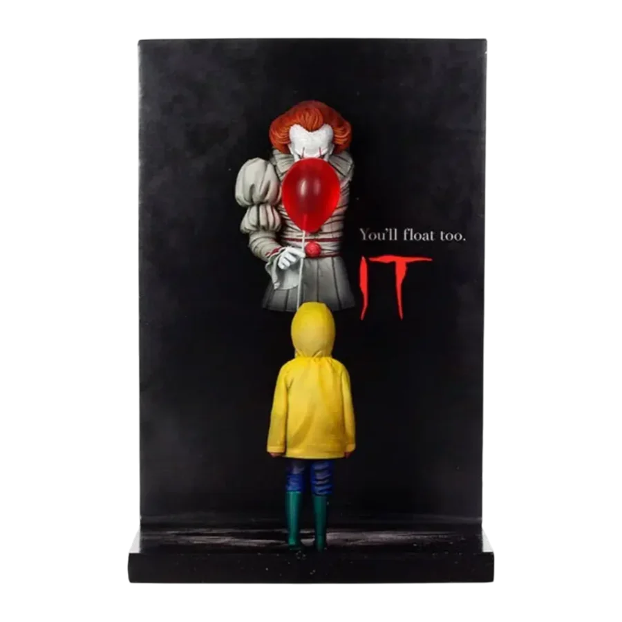 Eso (It) (2017) - Figura de póster 3D de Pennywise y Georgie