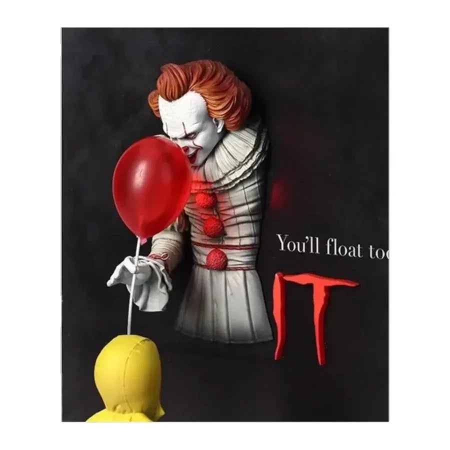 Eso (It) (2017) - Figura de póster 3D de Pennywise y Georgie