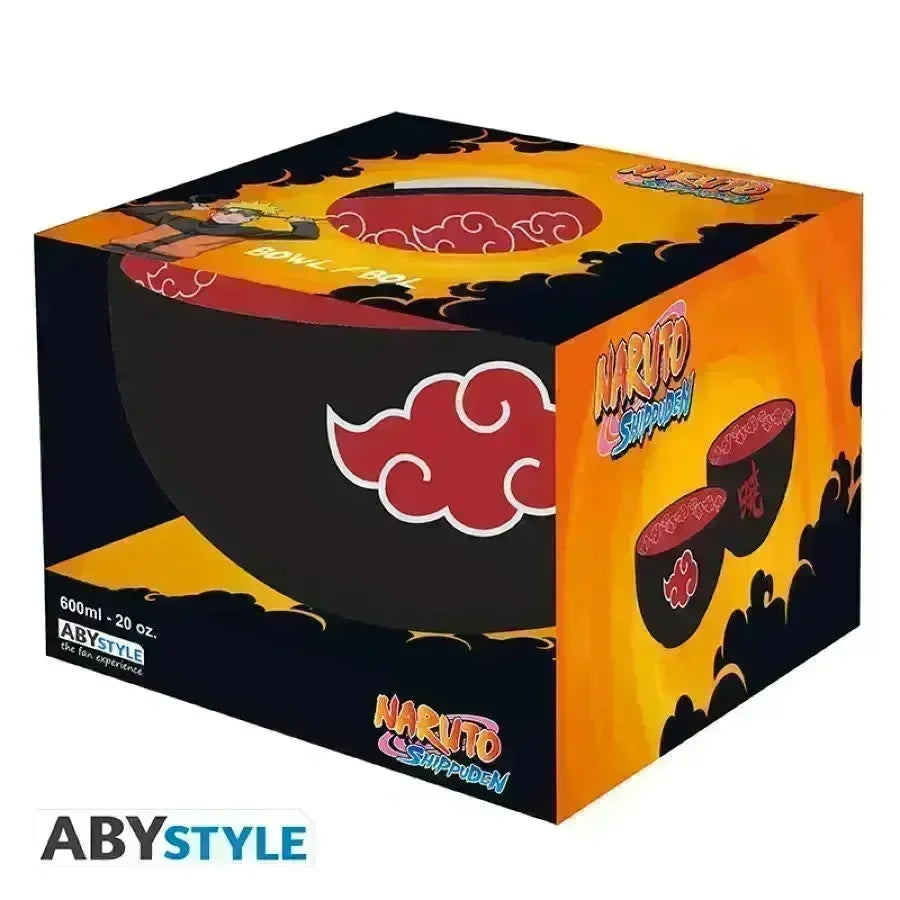 ABYBOL052 Naruto Shippuden - Akatuki Stoneware Bowl (600ml) - ABYstyle - Titan Pop Culture