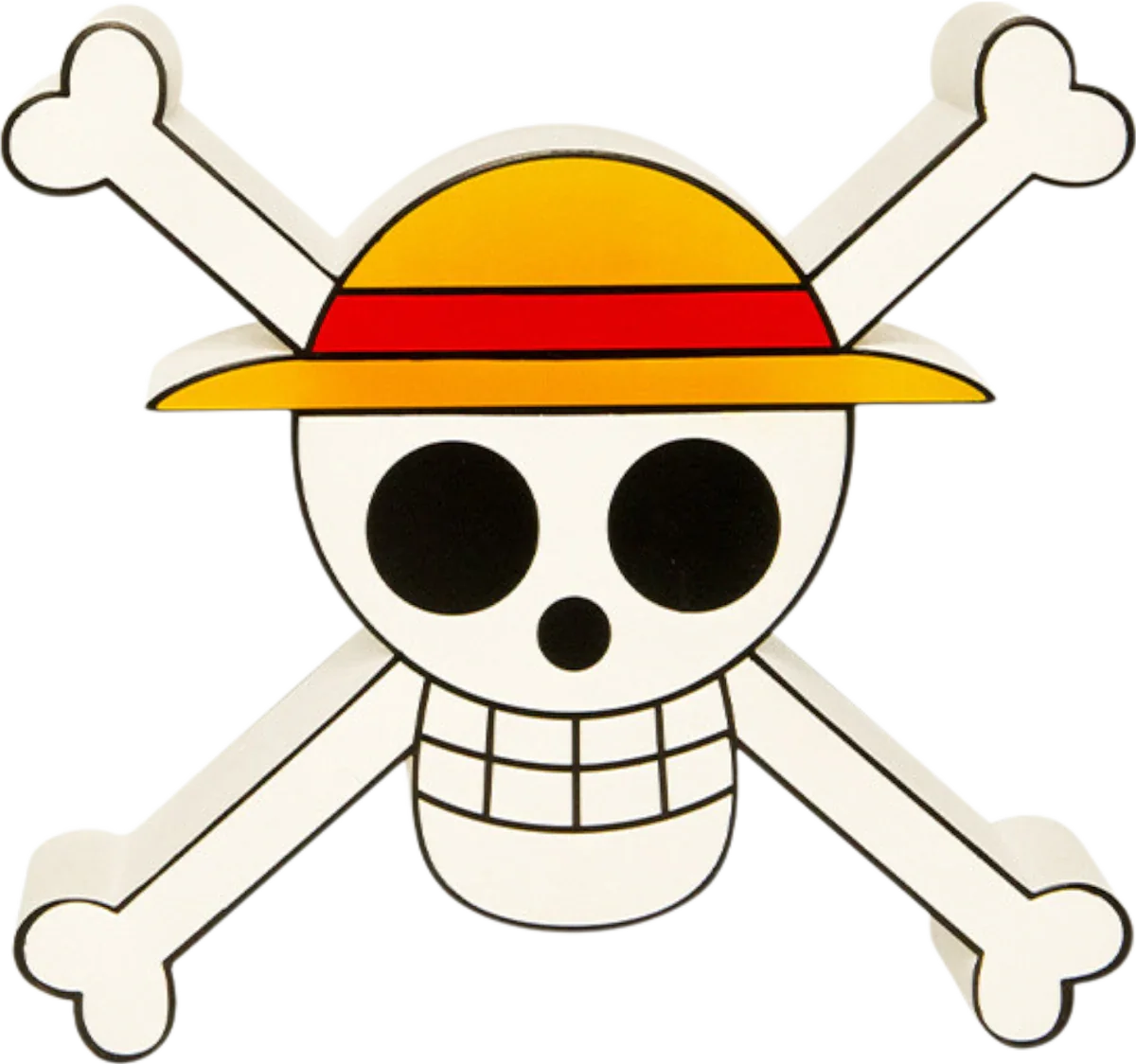 One Piece - Lámpara de calavera de sombrero de paja