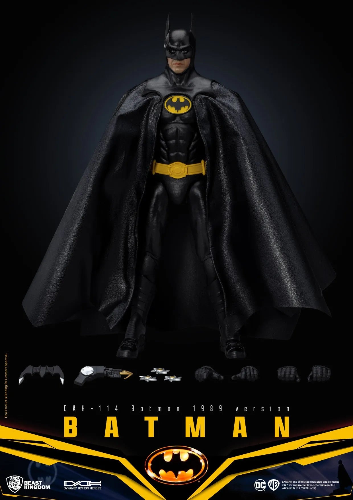 Héroes de acción dinámica del Reino de las Bestias Batman (versión de Batman de 1989)